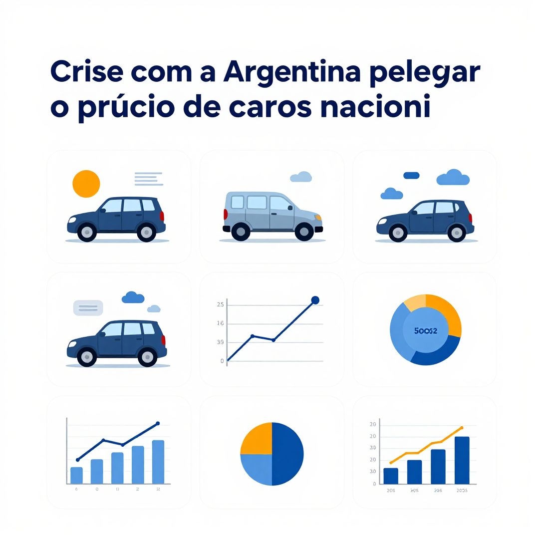Infográfico - Crise com a Argentina pode elevar o preço de carros nacionais e importados no Brasil?