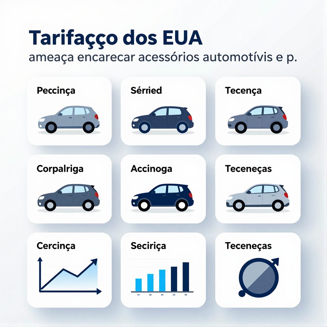 Infográfico - Tarifaço dos EUA ameaça encarecer acessórios automotivos e peças importadas para manutenção