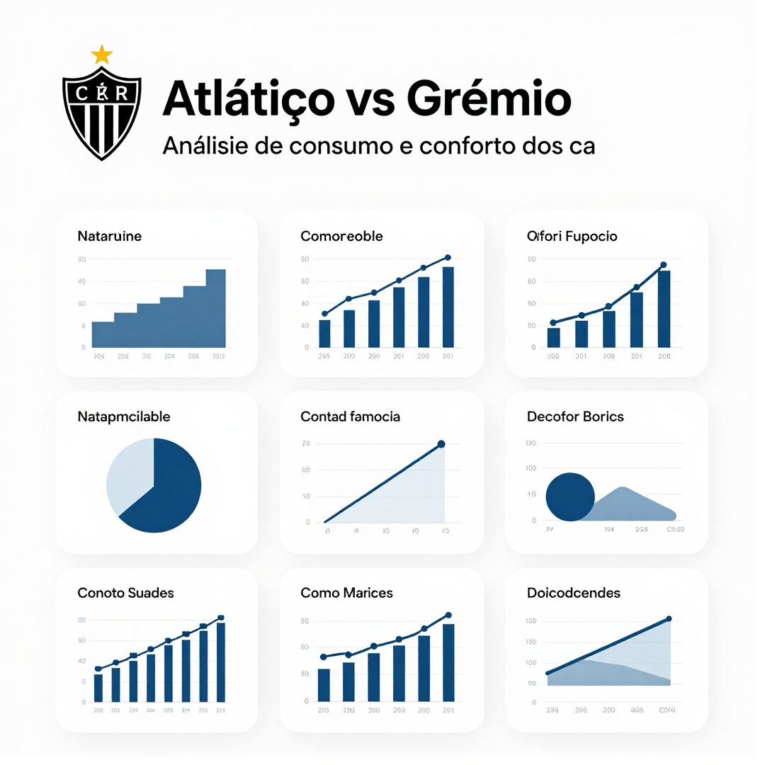 Infográfico - Atlético contra Grêmio: análise de consumo e conforto dos carros mais presentes nas torcidas mineiras
