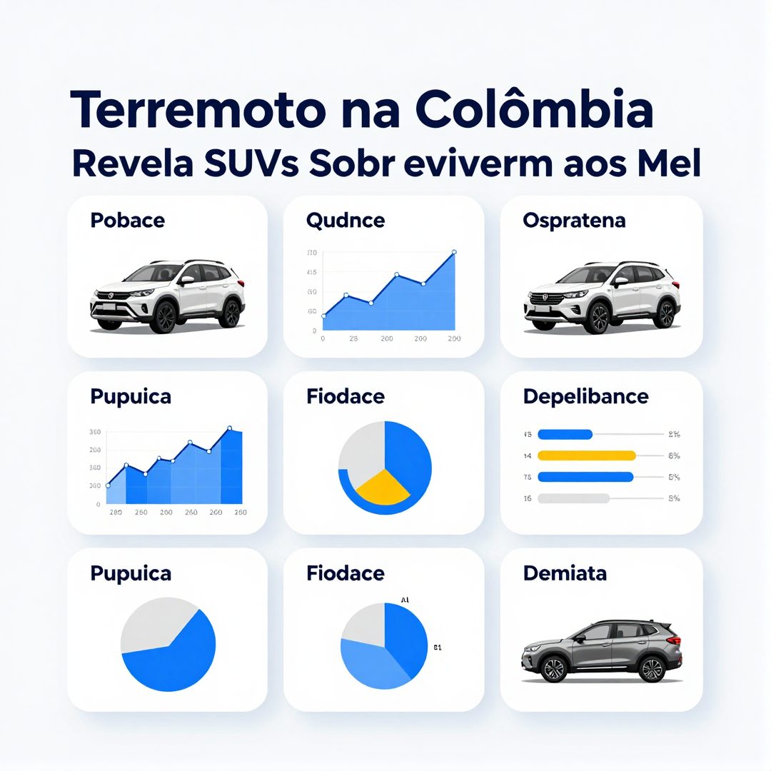 Infográfico - O Terremoto na Colômbia Revela Quais SUVs Sobrevivem aos Melhores e Piores Cenários de Estrada