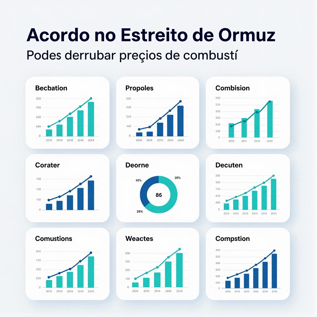 Infográfico - Acordo no Estreito de Ormuz pode derrubar preços de combustível e acelerar venda de carros elétricos no Brasil