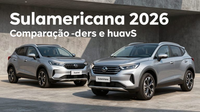 Sulamericana 2026: comparação entre hatchbacks e SUVs para deslocamentos de torcedores em estradas nacionais