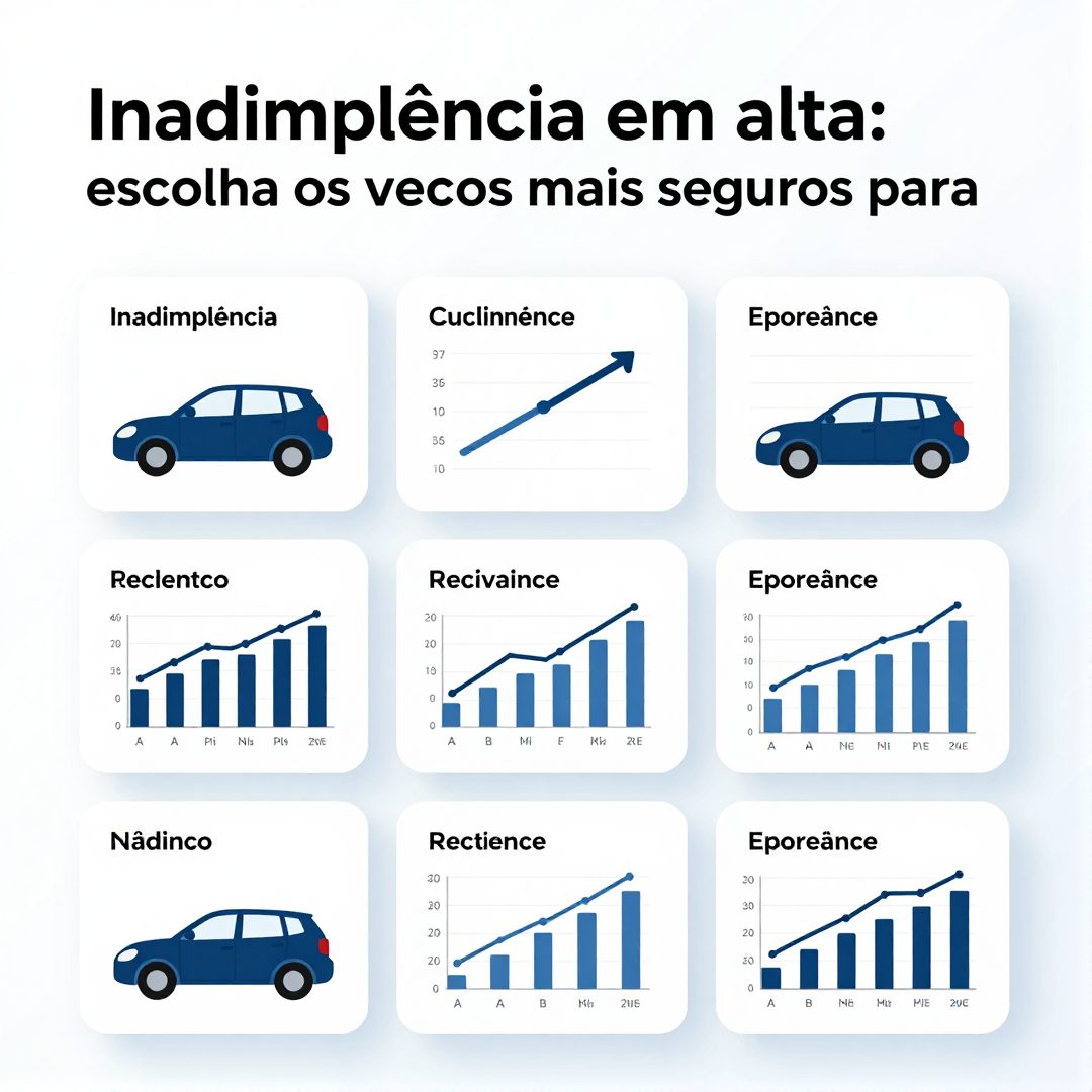 Infográfico - Inadimplência em alta: escolha os veículos mais seguros para financiar neste cenário econômico difícil
