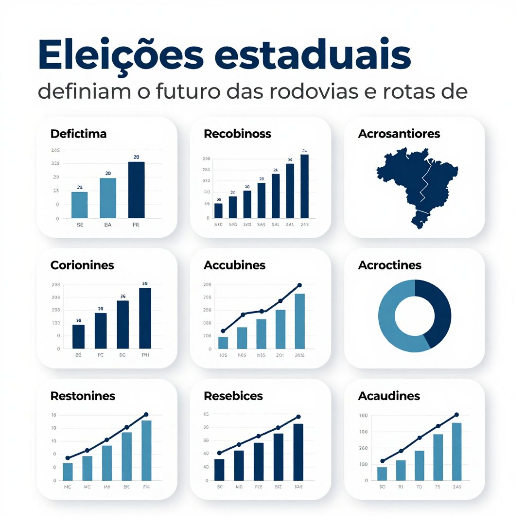 Infográfico - Eleições estaduais definem o futuro das rodovias e rotas de viagem no Brasil