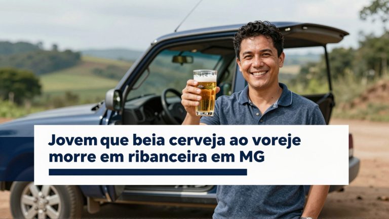 Jovem que bebia cerveja ao volante morre em ribanceira em MG: como a frenagem de emergência e o controle de tração poderiam ter salvado sua vida