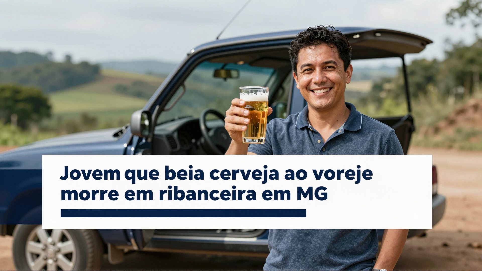 Jovem que bebia cerveja ao volante morre em ribanceira em MG: como a frenagem de emergência e o controle de tração poderiam ter salvado sua vida