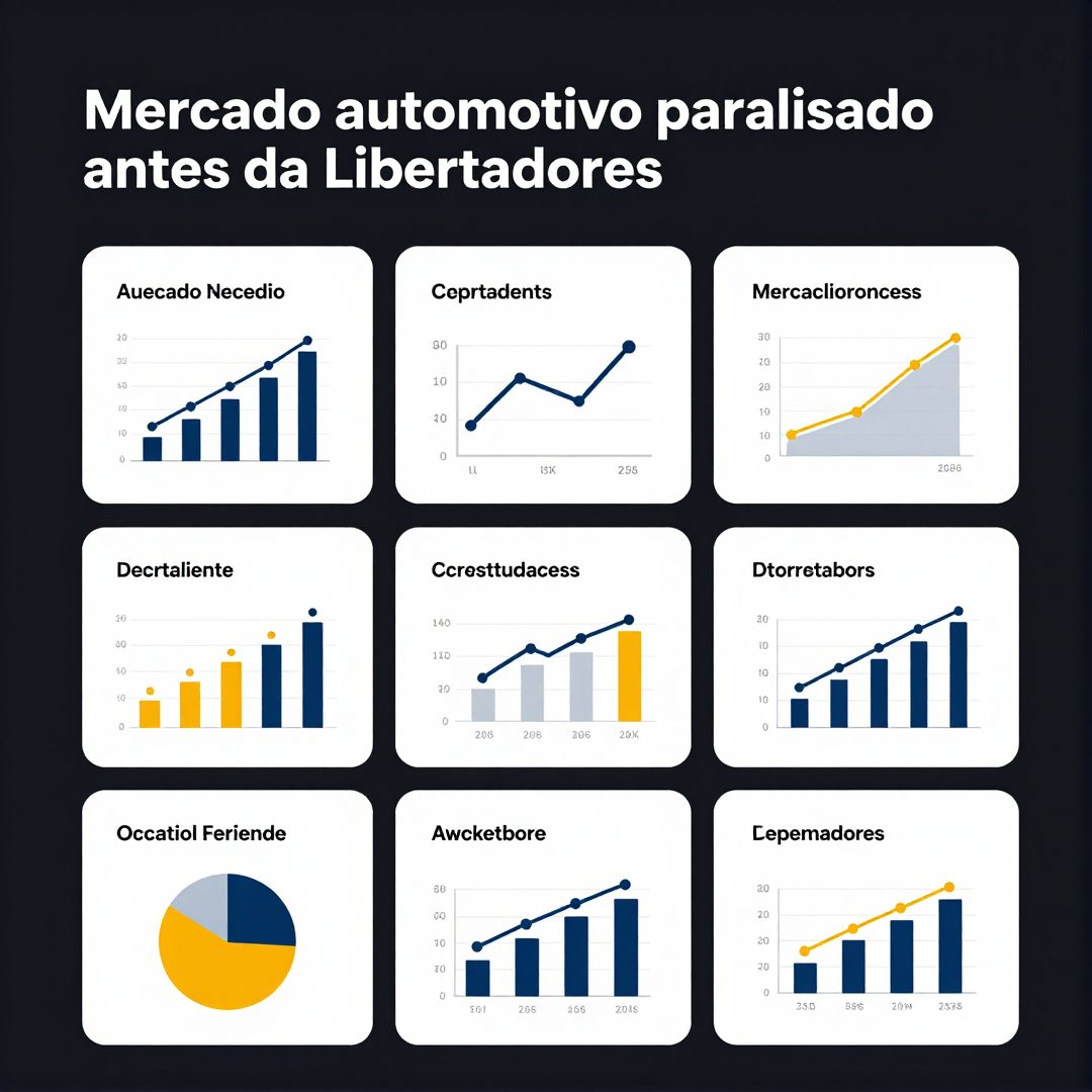 Infográfico - Mercado automotivo paralisado antes da Libertadores: análise do comportamento dos compradores brasileiros em tempos de e