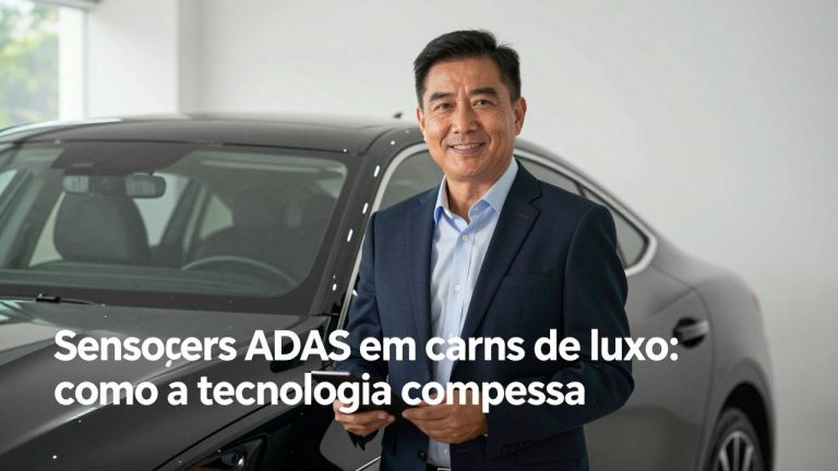 Sensores ADAS em carros de luxo: como a tecnologia compensa velocidade e embriaguez nas vias paulistas
