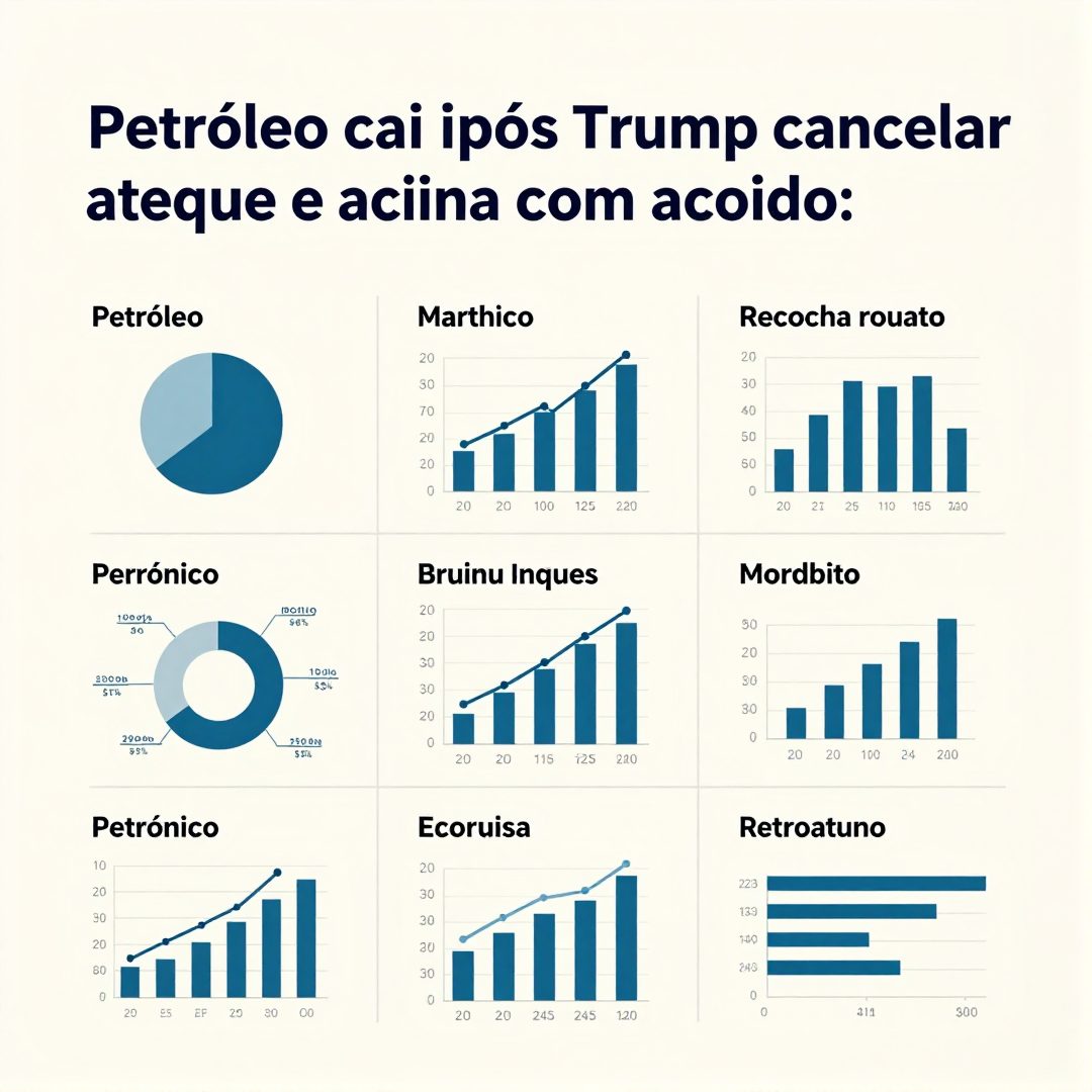 Infográfico - Petróleo cai após Trump cancelar ataque e acena com acordo: impacto direto na matriz automotiva brasileira