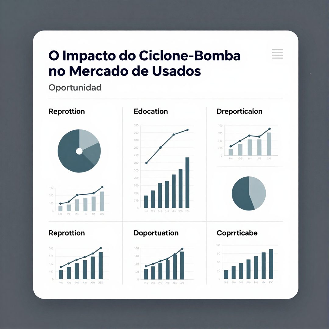 Infográfico - O Impacto do Ciclone-Bomba no Mercado de Usados: Oportunidades e Desafios no Sul do Brasil