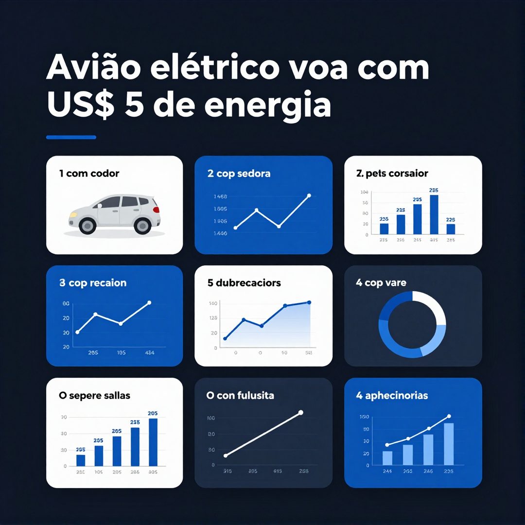 Infográfico - Avião elétrico voa com US$ 5 de energia: o que isso revela sobre os carros elétricos no Brasil?