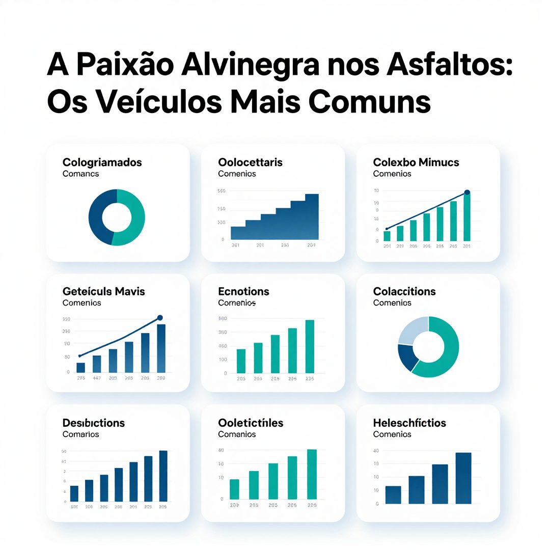 Infográfico - A Paixão Alvinegra nos Asfaltos: Os Veículos Mais Comuns entre a Torcida do Corinthians