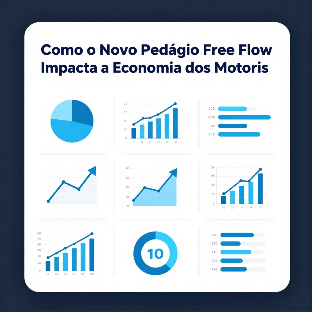 Infográfico - Como o Novo Pedágio Free Flow Impacta a Economia dos Motoristas Brasileiros