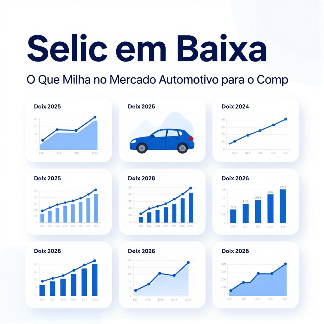 Infográfico - Selic em Baixa: O Que Muda no Mercado Automotivo para o Comprador?