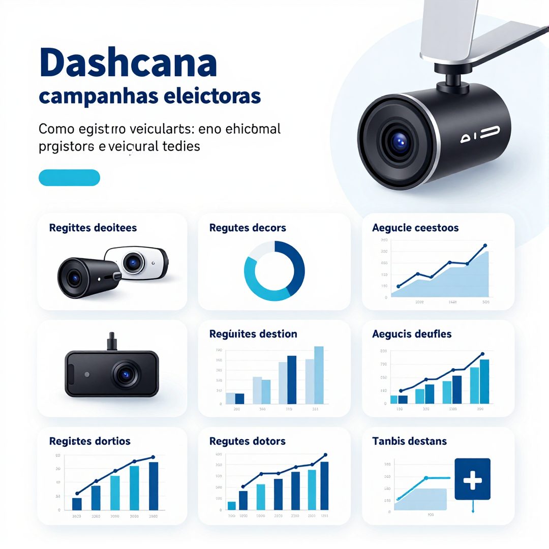 Infográfico - Dashcams em campanhas eleitorais: como registros veiculares capturaram os principais momentos da disputa atual