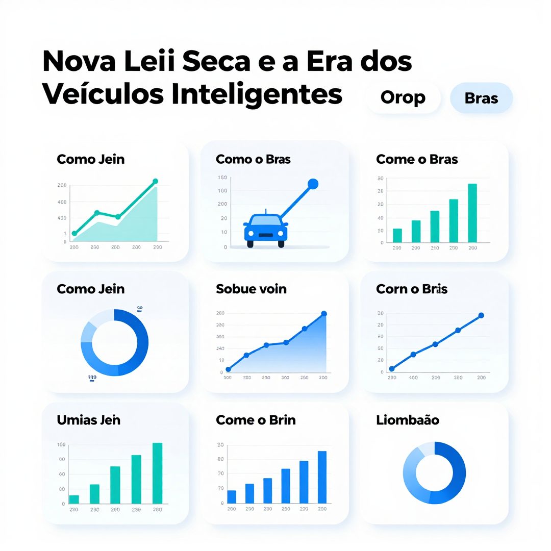 Infográfico - Nova Lei Seca e a Era dos Veículos Inteligentes: Como o Brasil Muda as Regras do Trânsito