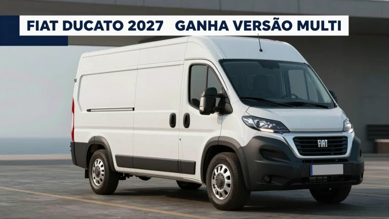 Fiat Ducato 2027 ganha versão Multi por R$ 315.990: conheça as novidades