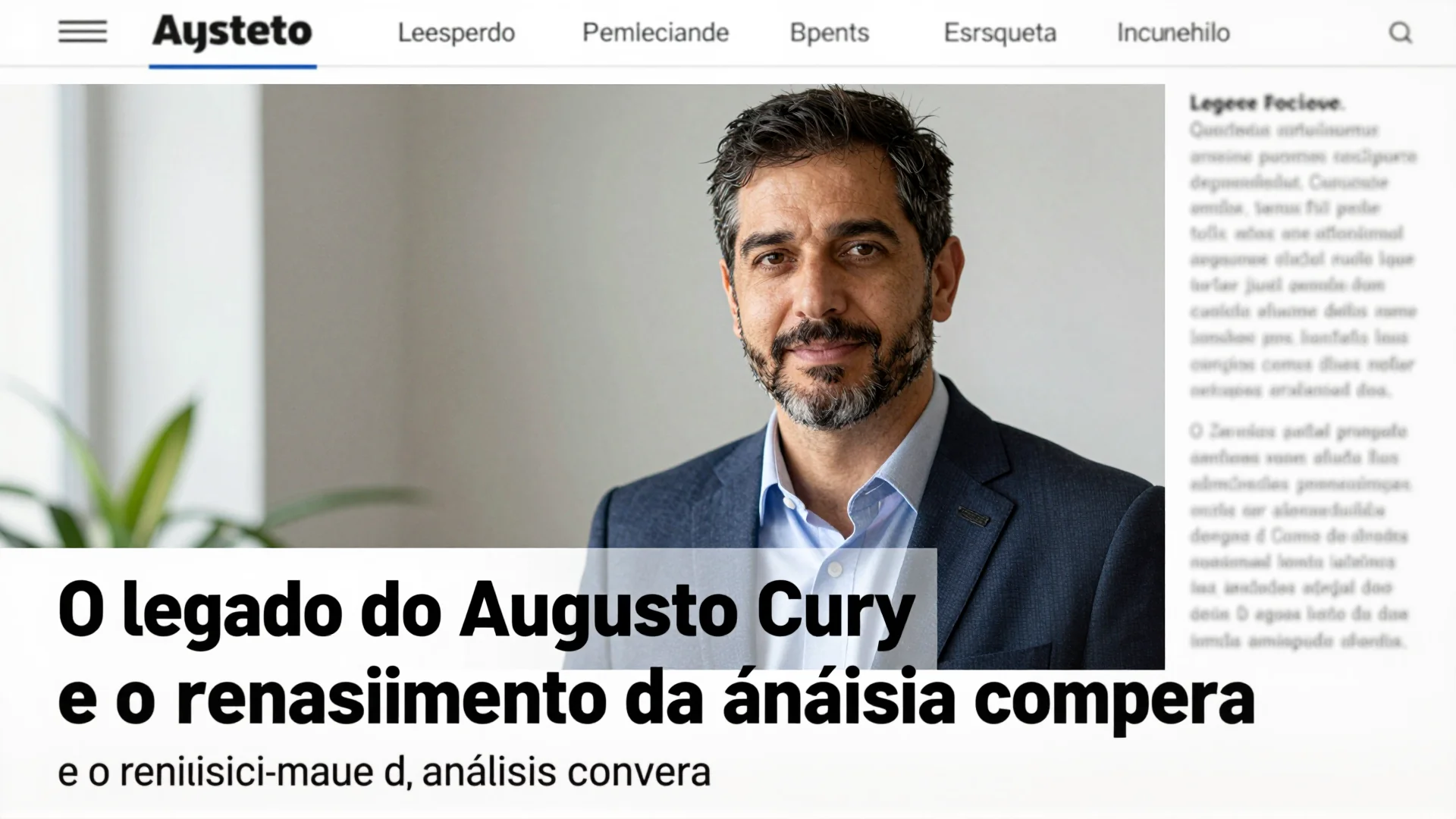 O Legado do Augusto Cury e o renascimento da análise comparativa em Copacabana