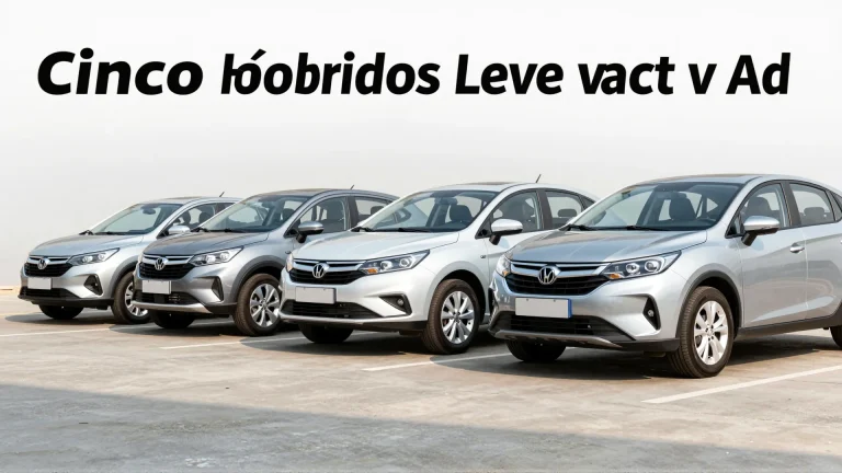 Cinco carros híbridos leves usados encontrados agora com valor acessível a partir de R$ 88 mil