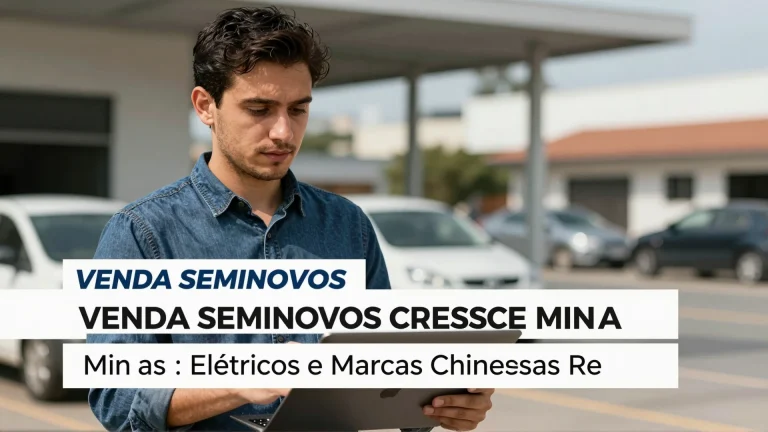 Venda Seminovos Cresce Minas: Elétricos e Marcas Chinesas Redefinem o Mercado Automotivo