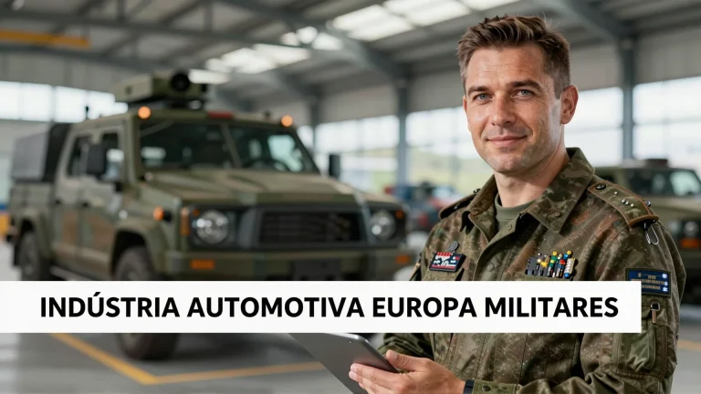 Indústria automotiva Europa militares abre novas vagas no setor elétrico