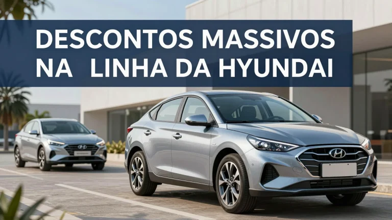 Descontos massivos na linha da Hyundai: conheça as condições do modelo com a maior redução