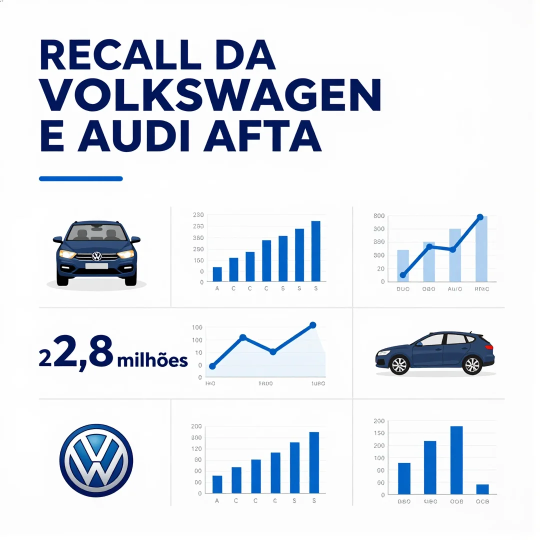 Infográfico - Recall da Volkswagen e Audi afeta 2,8 milhões de veículos; veja o que mudou