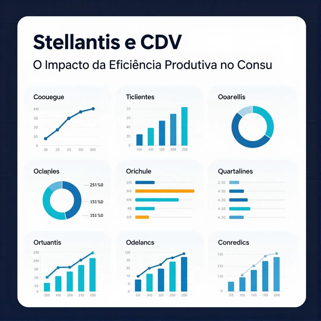 Infográfico - Stellantis e CDV: O Impacto da Eficiência Produtiva no Consumo Automotivo