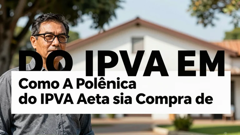 Como a Polêmica do IPVA em Minas Gerais Afeta sua Compra de Carro Usado