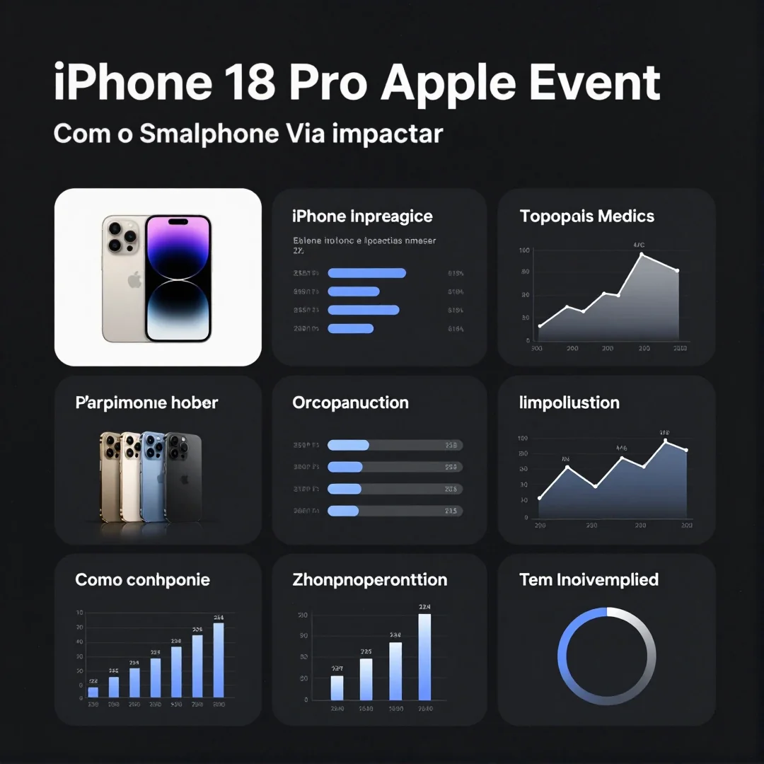 Infográfico - iPhone 18 Pro e Apple Event: Como o Smartphone Vai Impactar a Conectividade Automotiva no Brasil