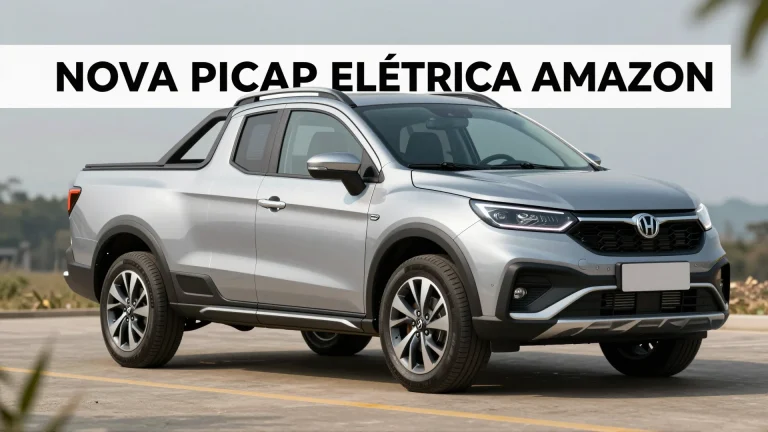 Nova picape elétrica Amazon: detalhes que podem mudar seu julgamento sobre o projeto