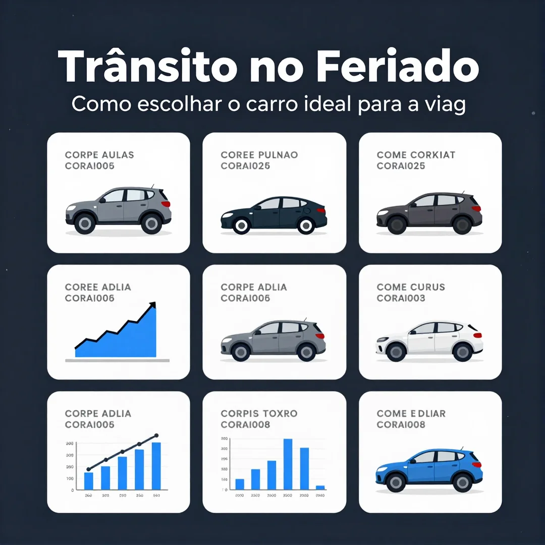 Infográfico - Trânsito no Feriado: Como escolher o carro ideal para a viagem de 7 de Setembro
