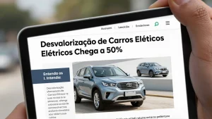 Desvalorização de Carros Elétricos Chega a 50%: Entenda os Impactos Financeiros