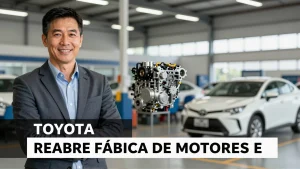 Toyota reabre fábrica de motores e o que isso muda para os brasileiros