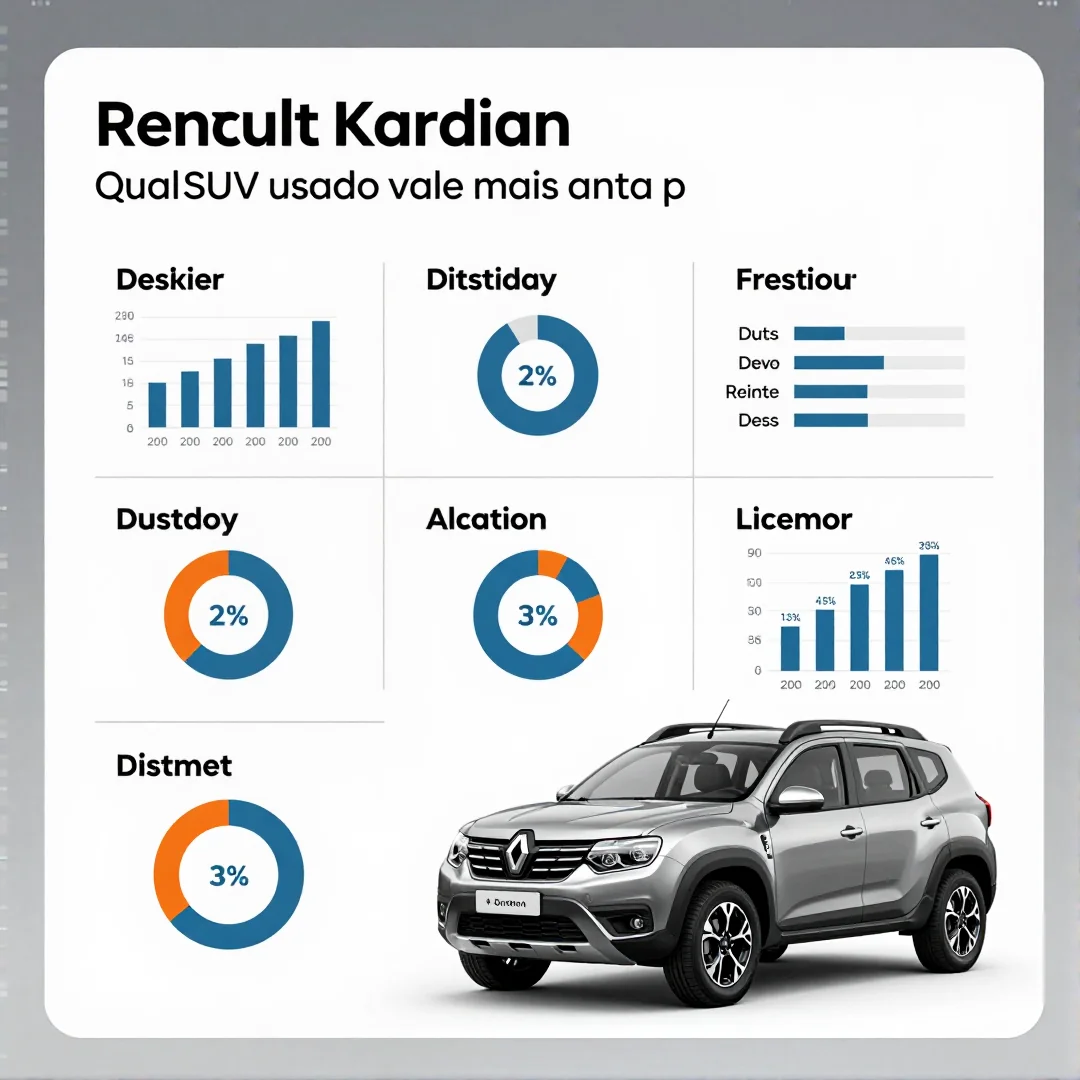 Infográfico - Renault Kardian ou Duster: Qual SUV usado vale mais a pena pelo mesmo preço?