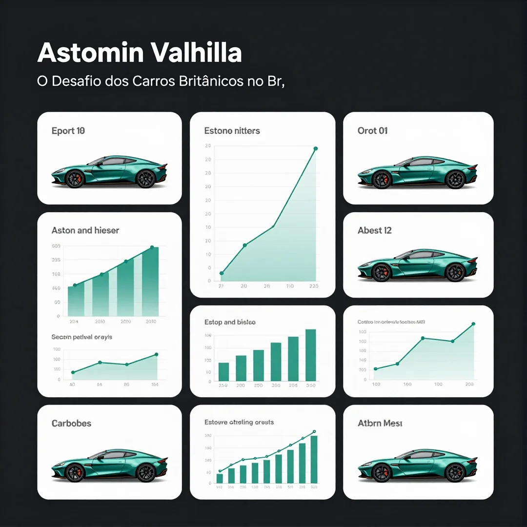 Infográfico - Aston Martin Valhalla: O Desafio dos Carros Britânicos no Brasil