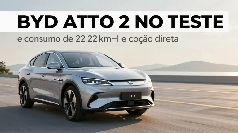 BYD Atto 2 no teste: consumo de 22 km/l e comparação direta com Creta e T-Cross