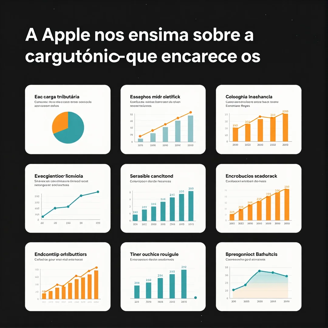 Infográfico - A Apple nos ensina sobre a carga tributária que encarece os carros no Brasil