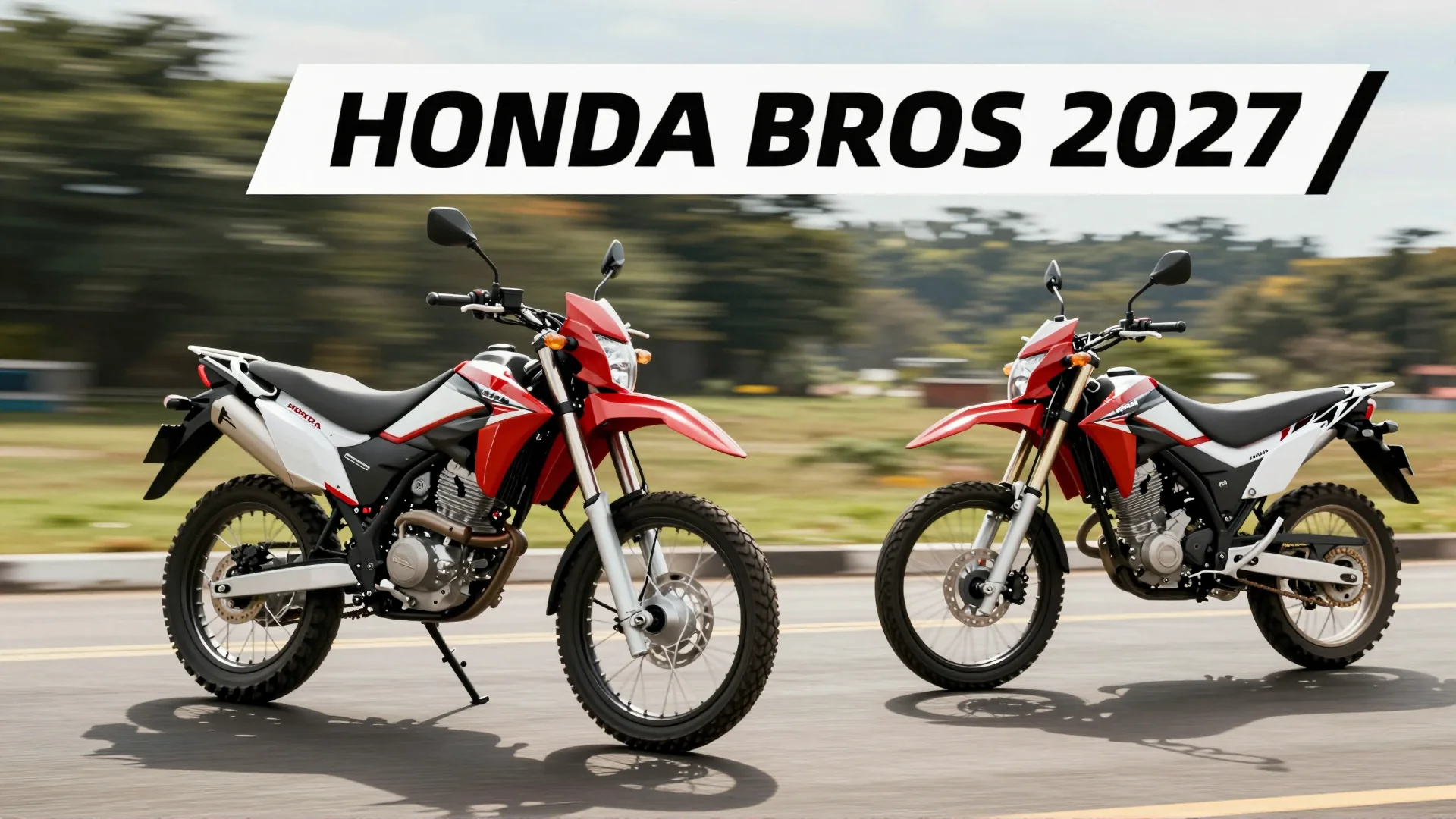 Honda Bros 2027: preços, versões e cores revelados com mudanças na linha atual