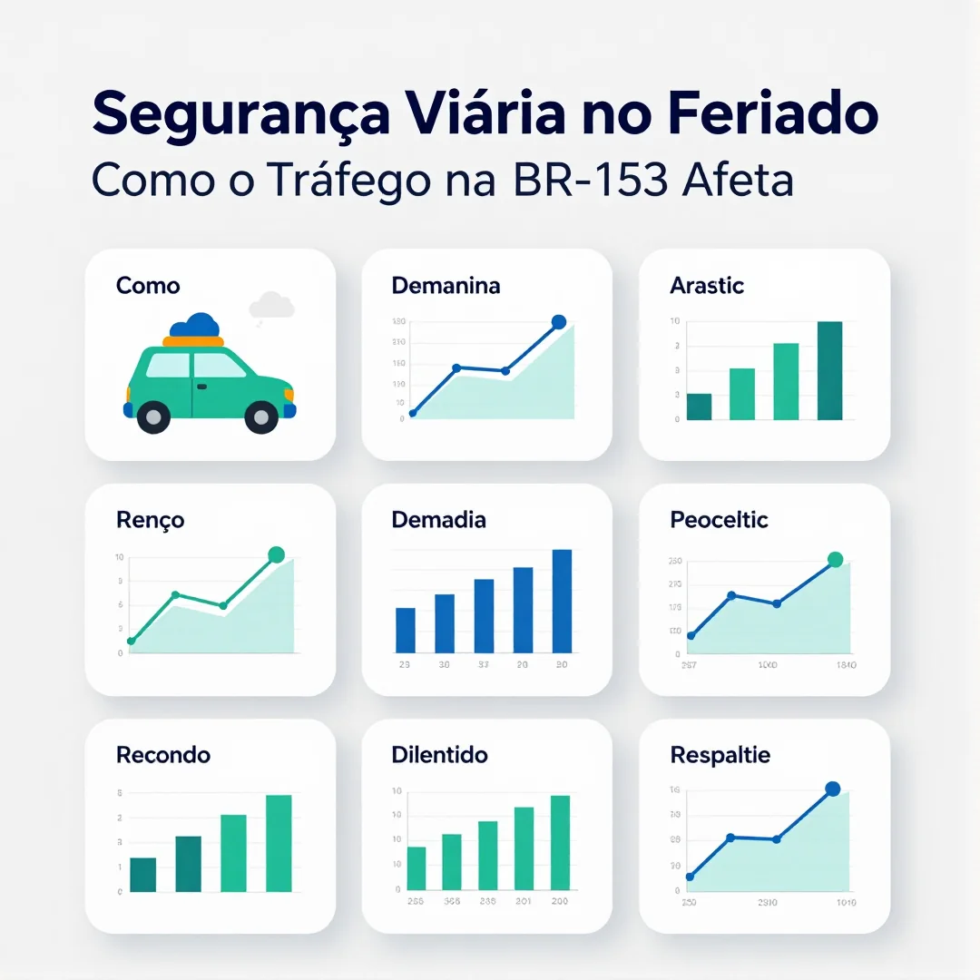 Infográfico - Segurança Viária no Feriado: Como o Tráfego na BR-153 Afeta a Escolha do Carro Ideal