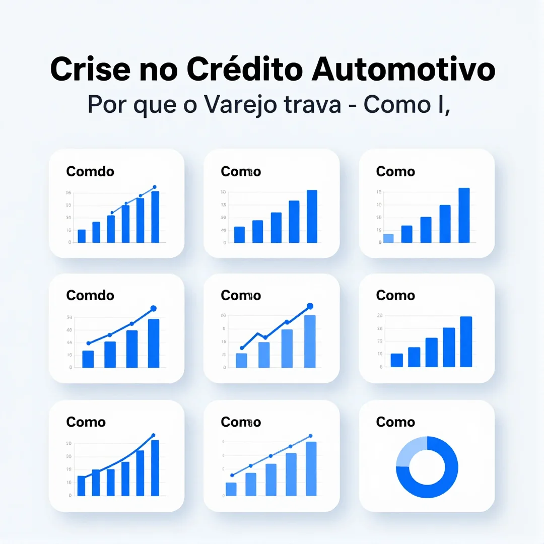 Infográfico - Crise no Crédito Automotivo: Por Que o Varejo trava e Como Isso Impacta Sua Compra de Carro