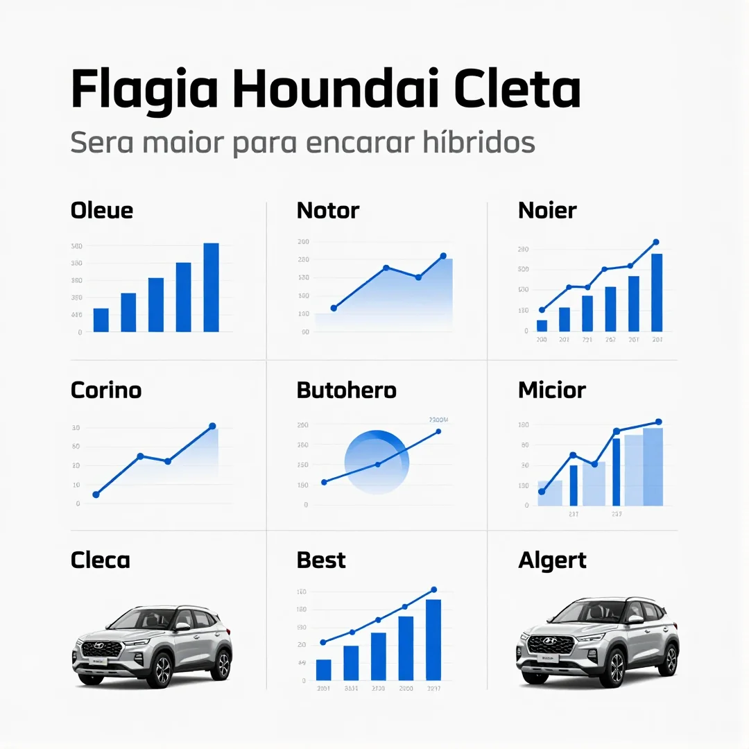 Infográfico - Flagra: novo Hyundai Creta será maior para encarar híbridos de BYD e GWM no mercado nacional