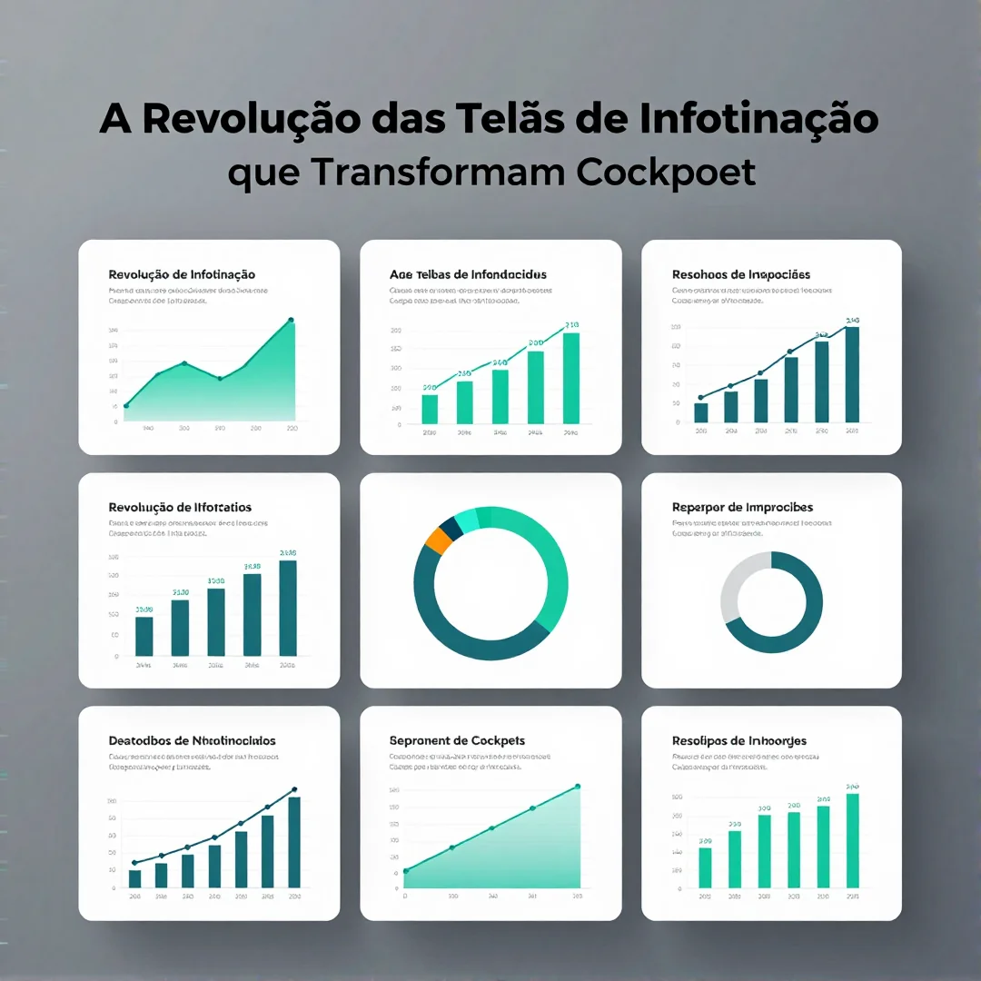 Infográfico - A Revolução das Telas de Infotinação que Transformam Cockpits Modernos
