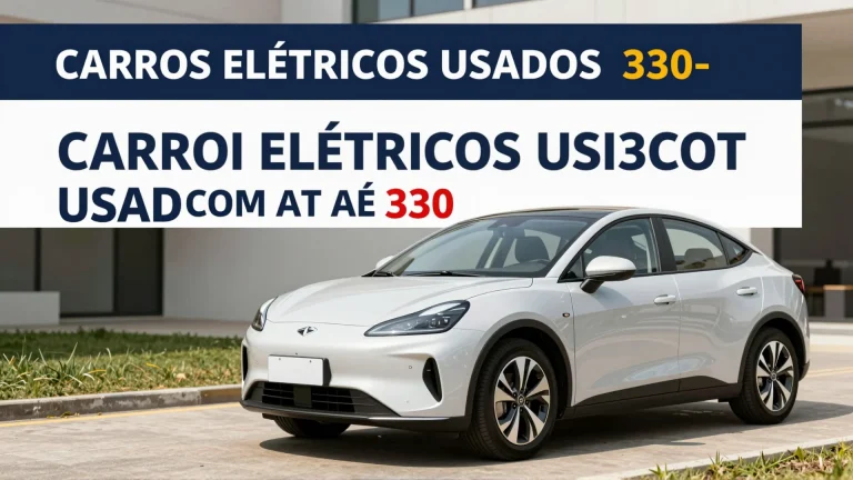 Carros elétricos usados com até 330 km de autonomia a partir de R$ 134 mil: os modelos mais acessíveis para quem quer entrar no mercado de EVs hoje