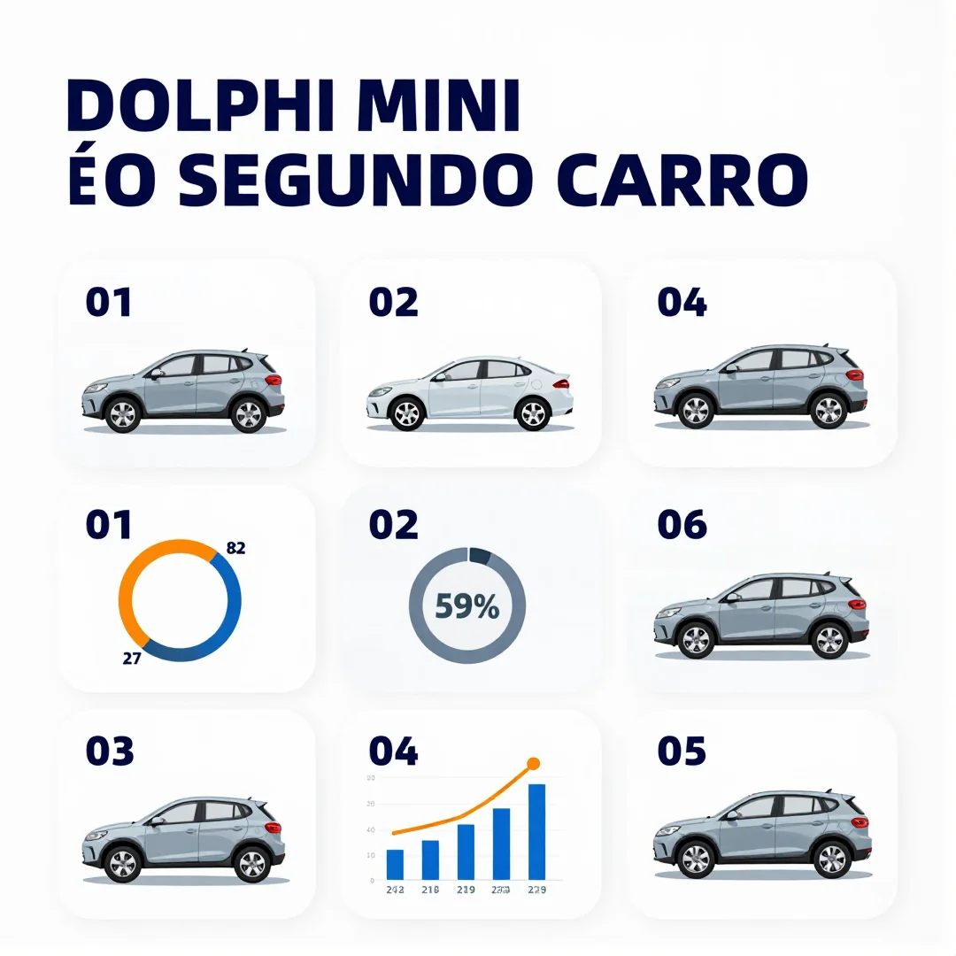 Infográfico - Dolphi Mini é o segundo carro de passeio mais vendido: entenda por que os consumidores preferem