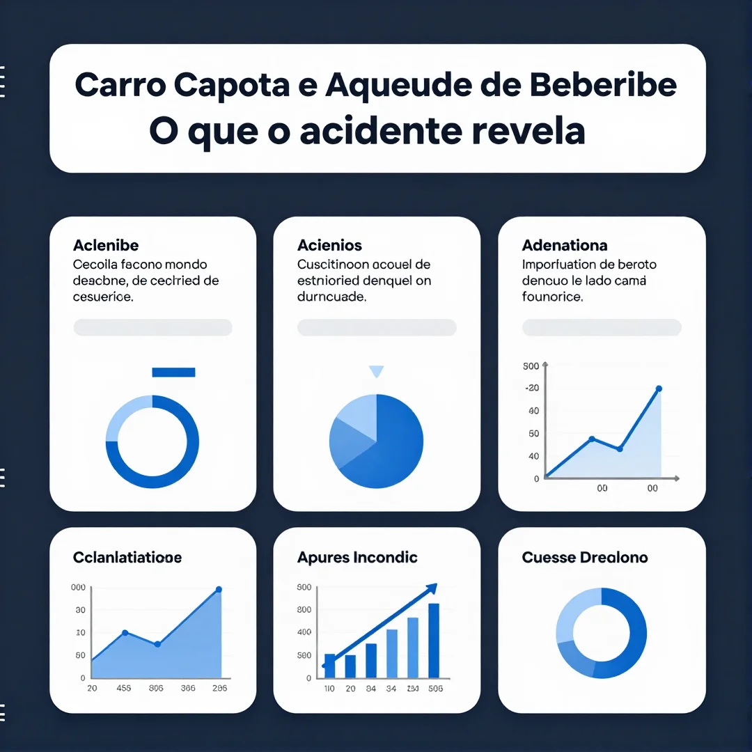 Infográfico - Carro Capota e Aqueude de Beberibe: O que o acidente revela sobre segurança automotiva no Brasil