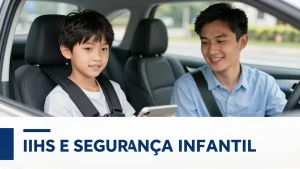 IIHS e Segurança Infantil: Por que o cinto salva vidas