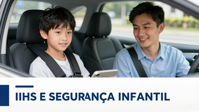 IIHS e Segurança Infantil: Por que o cinto salva vidas