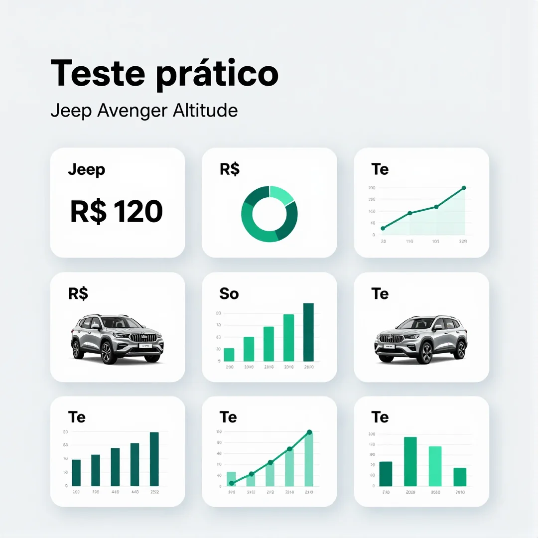 Infográfico - Teste prático: Jeep Avenger Altitude de R$ 120 mil contra Tera e Sonic no dia a dia
