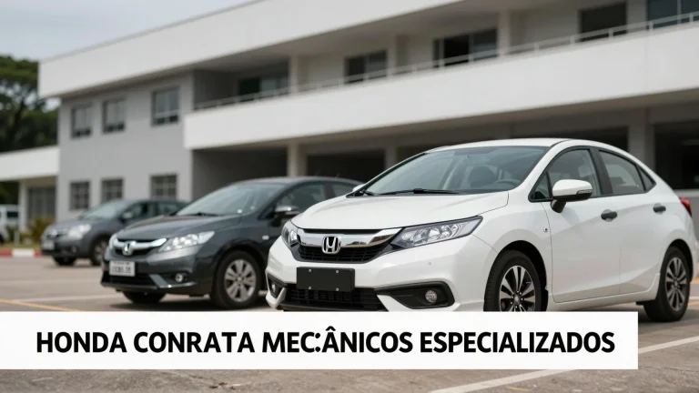 Honda contrata mecânicos especializados após ultrapassar 1 milhão de motos emplacadas no país